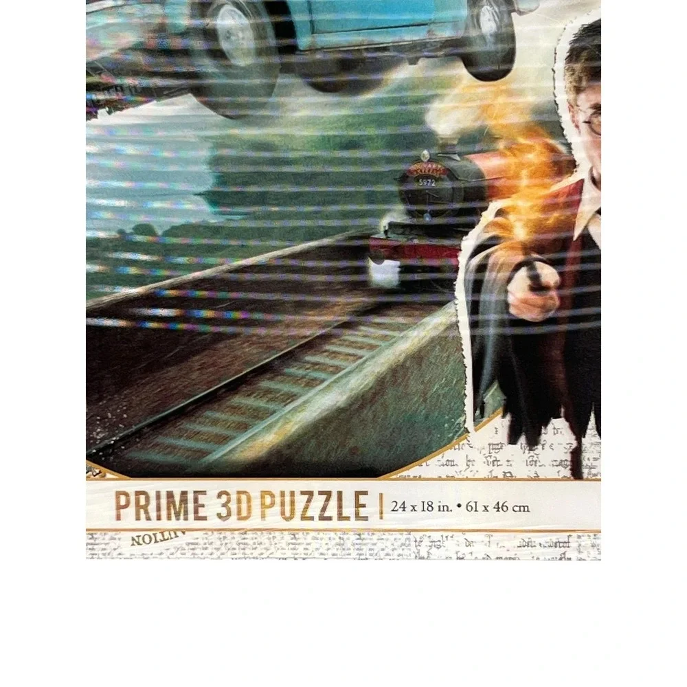 Prime 3D Harry Potter 500 Piece Jigsaw Puzzle 24x18in Multicolor Wizarding World